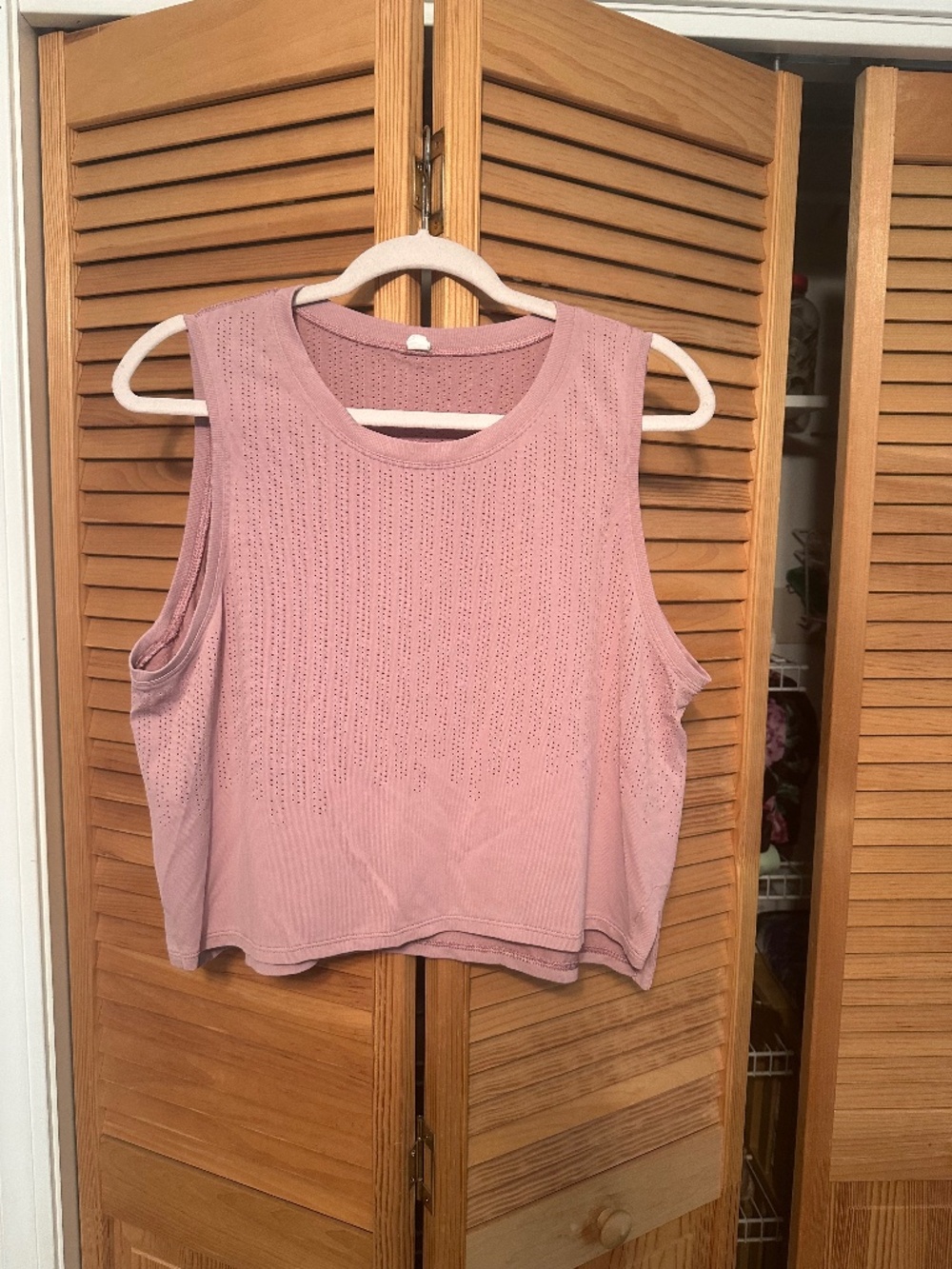 EUC LULULEMON TANK TOP MAUVE SZ LARGE